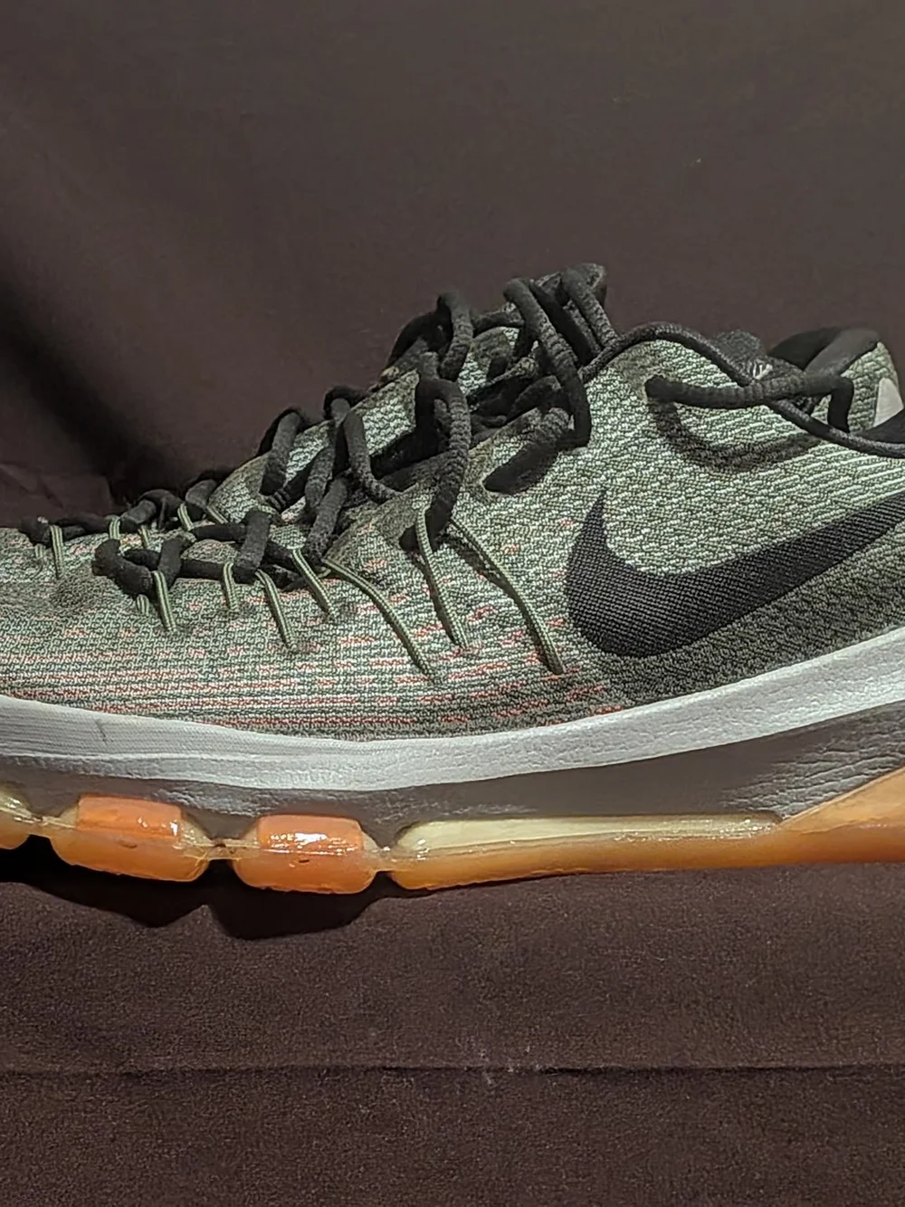 Nike KD Men’s Low-Top Sneakers in Olive Green and Black